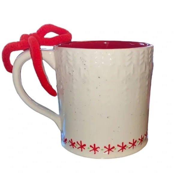 Anthropologie Bundled Up Monogram Mug Letter M - Picture 3 of 3